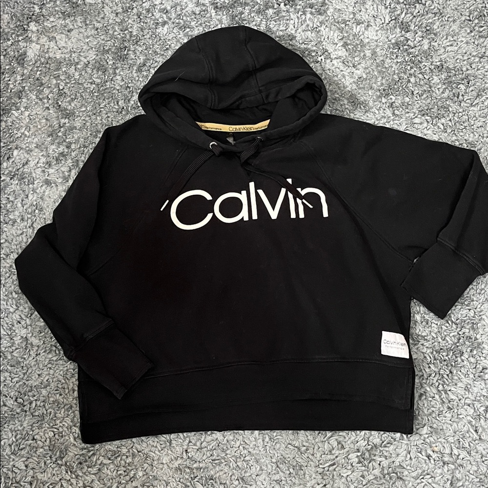 Calvin Klein Performance Black Pullover with Logo